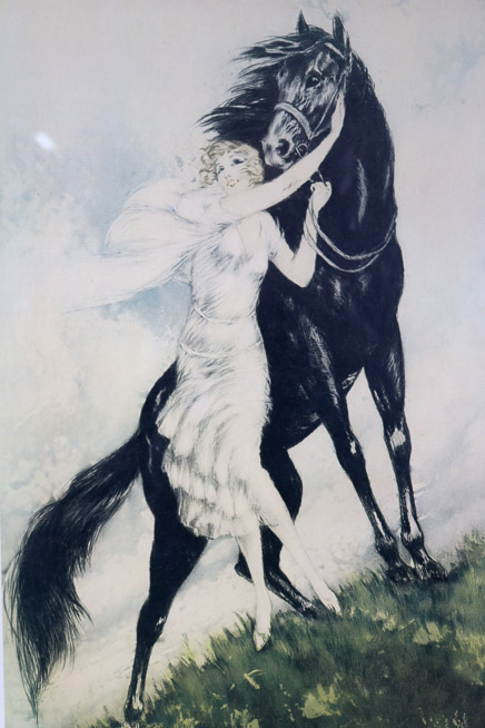 404b - Lewis Icart print titled youth, 22 x 30-5