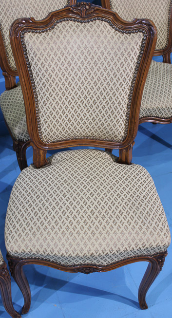 009c - Set of 6 French provincial dinning chairs