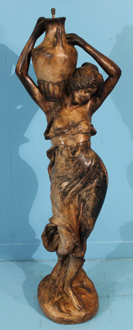 194a - Terracotta Statute Depicting Classical Figure, 48 in. T