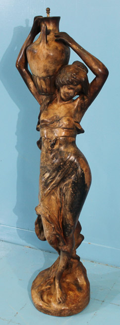194c - Terracotta Statute Depicting Classical Figure, 48 in. T
