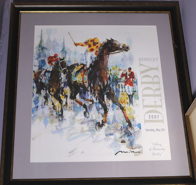 113a - 2007 Church Hill Downs signed Kentucky Derby Poster