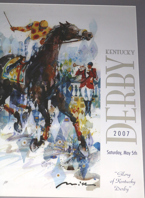 113b - 2007 Church Hill Downs signed Kentucky Derby Poster