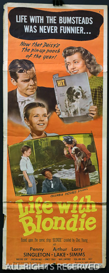 141a - Life with Blondie, 14 x 36, Design. IN