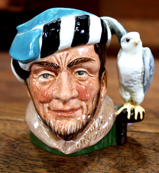 129b - 4 Royal Doulton Toby mugs, 4 in. T.-11