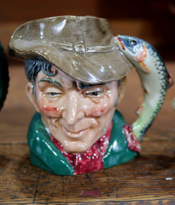 129c - 4 Royal Doulton Toby mugs, 4 in. T.-11