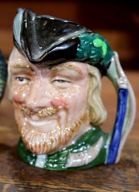 129e - 4 Royal Doulton Toby mugs, 4 in. T.-11