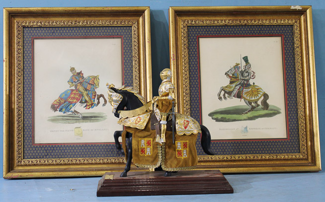 385a - 3 pieces,  2 framed prints -