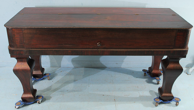 174a - Rosewood Empire piano case made into a desk