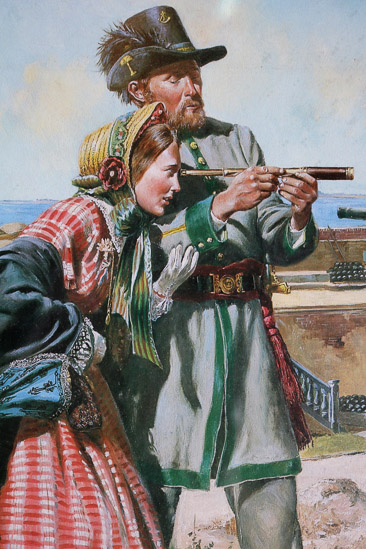 014c - Limited Civil War print, 1st Regiment South, Carolina Rifles, 1861 (Orr's Rifles) by Don Troiani, 24 x 19